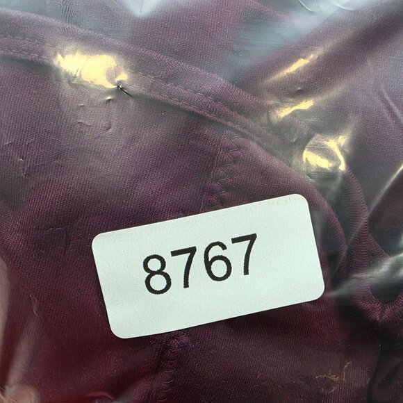 Womens C9 Champion Burgundy Jacket Full Zip Long Sleeve Mock Neck Stretch Size S - Picture 8 of 8